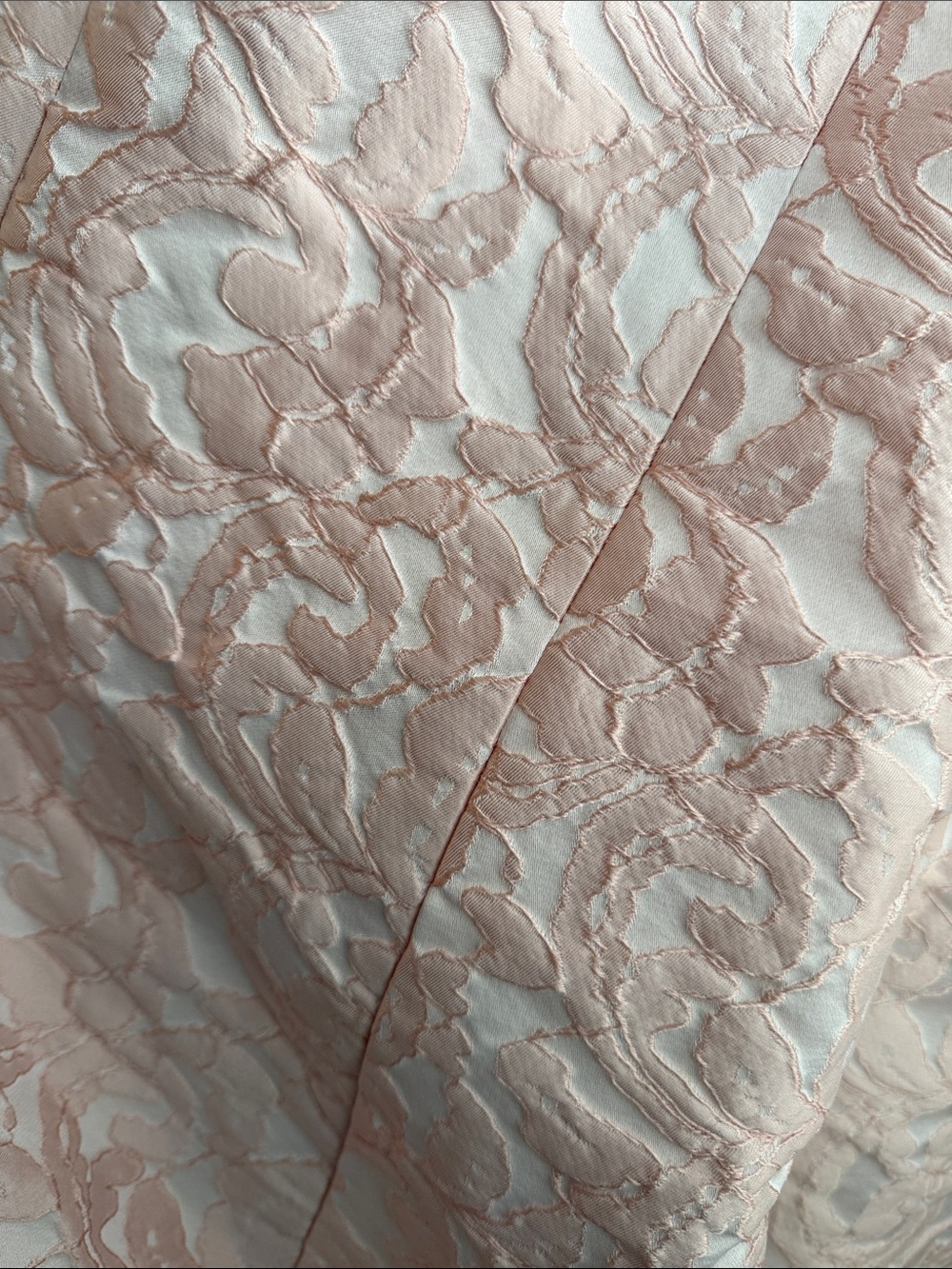 Lauren Ralph Lauren Blush Pink Textured Strapless Evening Gown size 12 NWT $200 - Picture 6 of 6